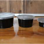 Black Plastic Food Container