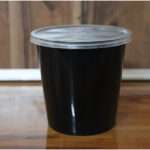 Black Plastic Food Container